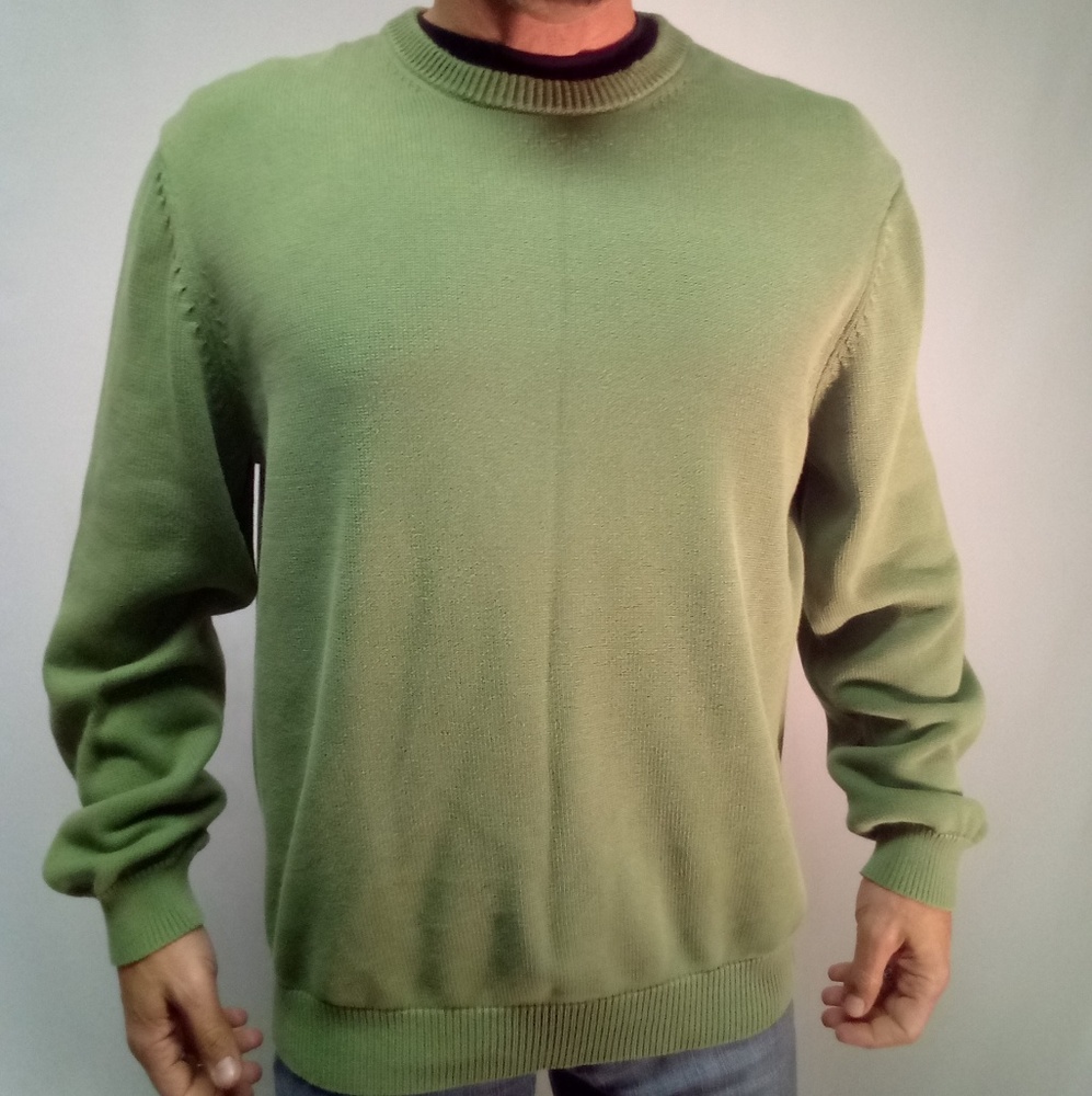 Brooks Brothers lightweight sweater light green XL
